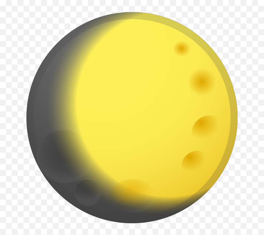 Noto Emoji Pie 1f314 - Waxing Gibbous Moon Clipart,Disc Emoji