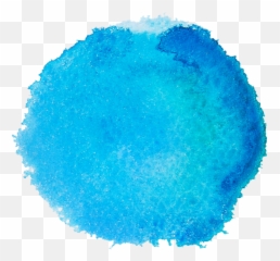 Ftestickers Watercolor Brushstroke Dot - Blue Watercolor Dot Png Emoji,Blue Dot Emoji