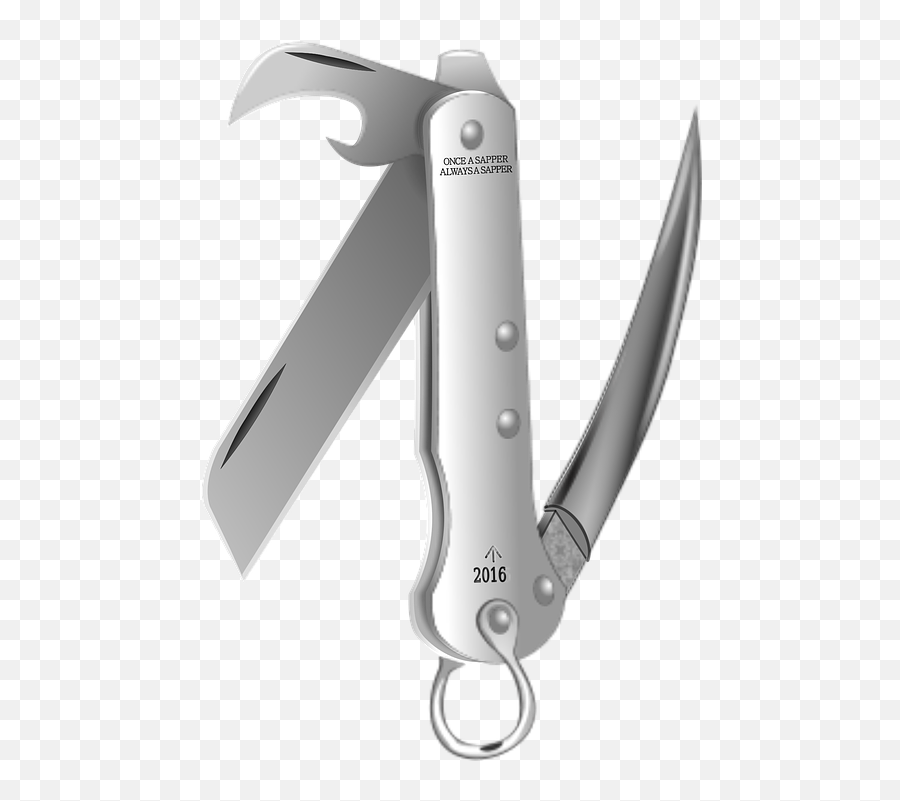 Knife Can Opener Army - Faca Com Abridor De Latas Emoji,Paper And Knife Emoji