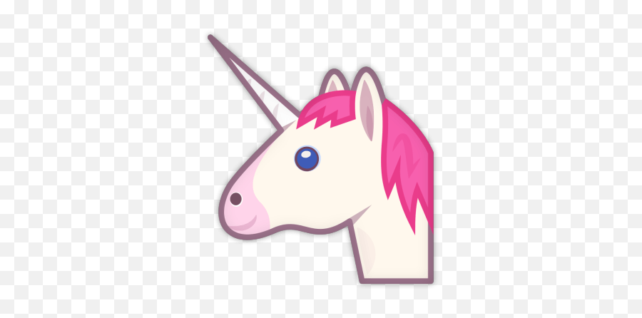 Download Hd Cartoon Unicorn - Unicorn Head With Transparent Background Emoji,Unicorn Emoji Transparent