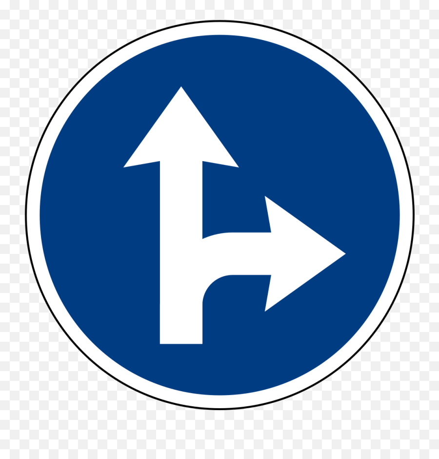 Vienna Convention Road Sign D1a - Road Symbols Blue Jpg Emoji,Emoji Comparison
