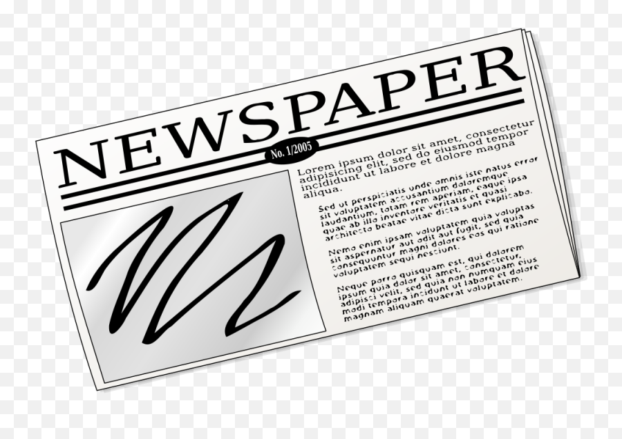 Newspaper Nicu Buculei 01 - Newspaper Headline Clipart Png Emoji,Newspaper Emoji