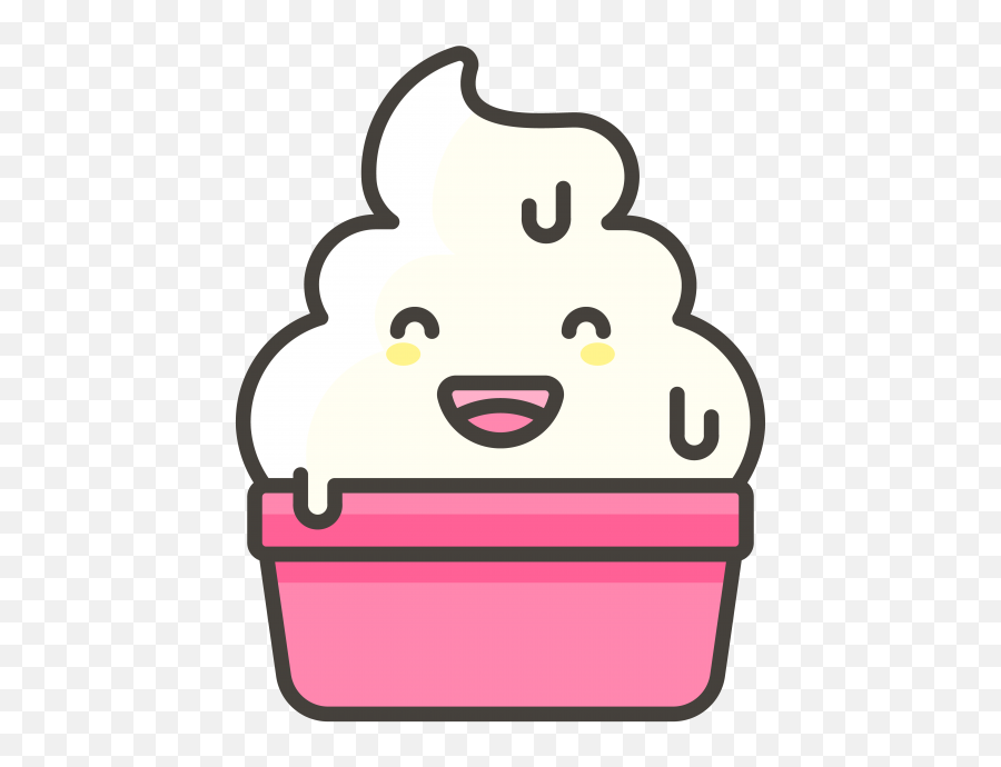 Soft Ice Cream Emoji Icon - Gambar Ice Cream Animasi Lucu,Icecream Emoji