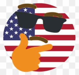 Thinking Emoji - Discord Emoji Transparent Background Usa Flag Icon,Bowling Emoji