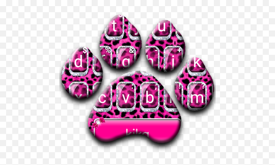 Glitter Pink Leopard Keyboard Theme U2013 Rakendused Google Plays - Graphic Design Emoji,Tongue And Swirl Emoji