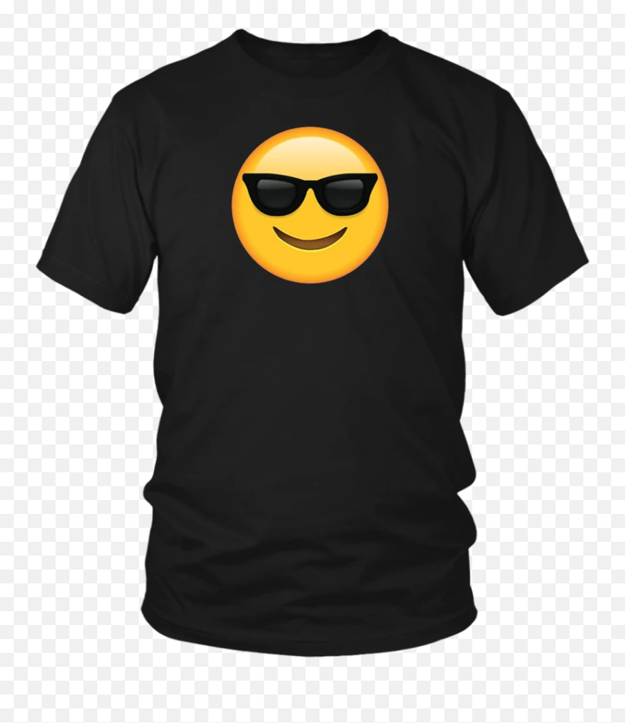 Sunglasses Smile Face Emoji Shirt - Right T Shirt,Emoji Holidays