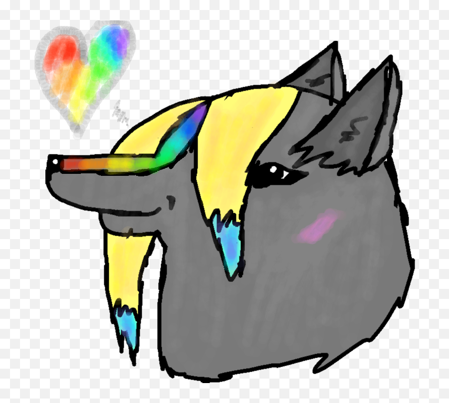Rainbow Wolf 1 Tynker - Clip Art Emoji,Squat Emoji