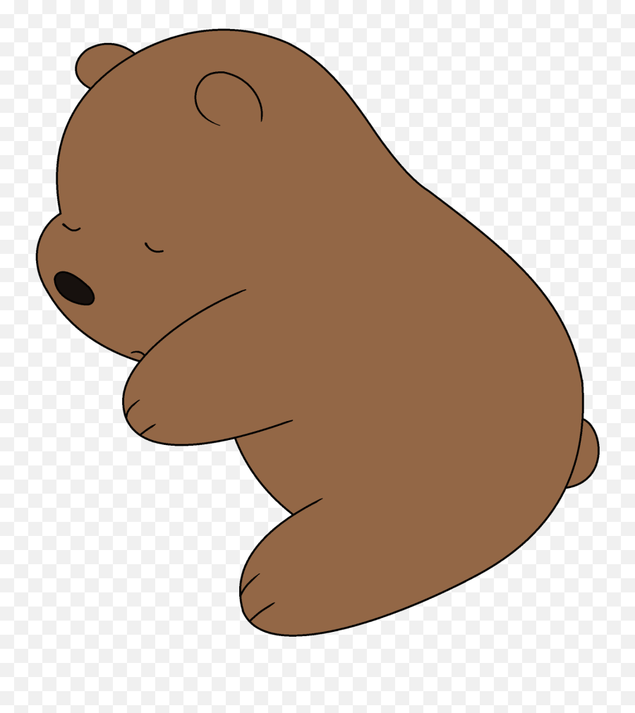 Bear Nose Png Picture - We Bare Bears Grizzly Kid Emoji,Care Bear Emoji