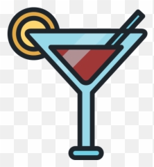 Martini Glass Icon at GetDrawings Free download - Kitty Party Emoji