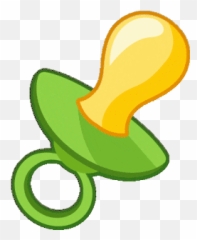Top Green Pacifier Stickers For Android Ios - Clip Art Emoji,Pacifier Emoji
