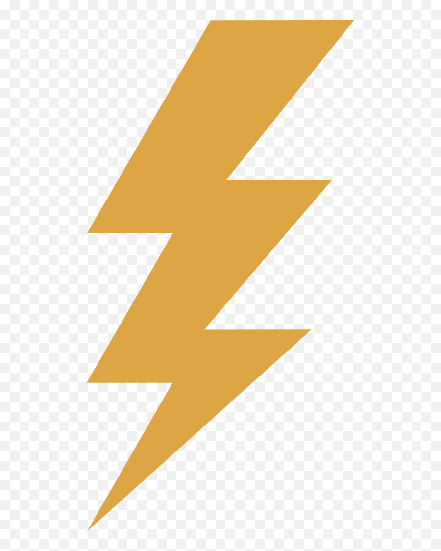 Lightning Bolt Graphic - Triangle Emoji,Lightning Bolt Emoji Png