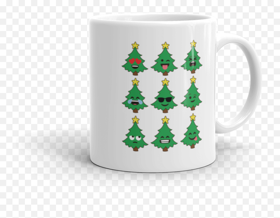 Christmas Tree Emoji Mug - Mug,Christmas Tree Emoji Png