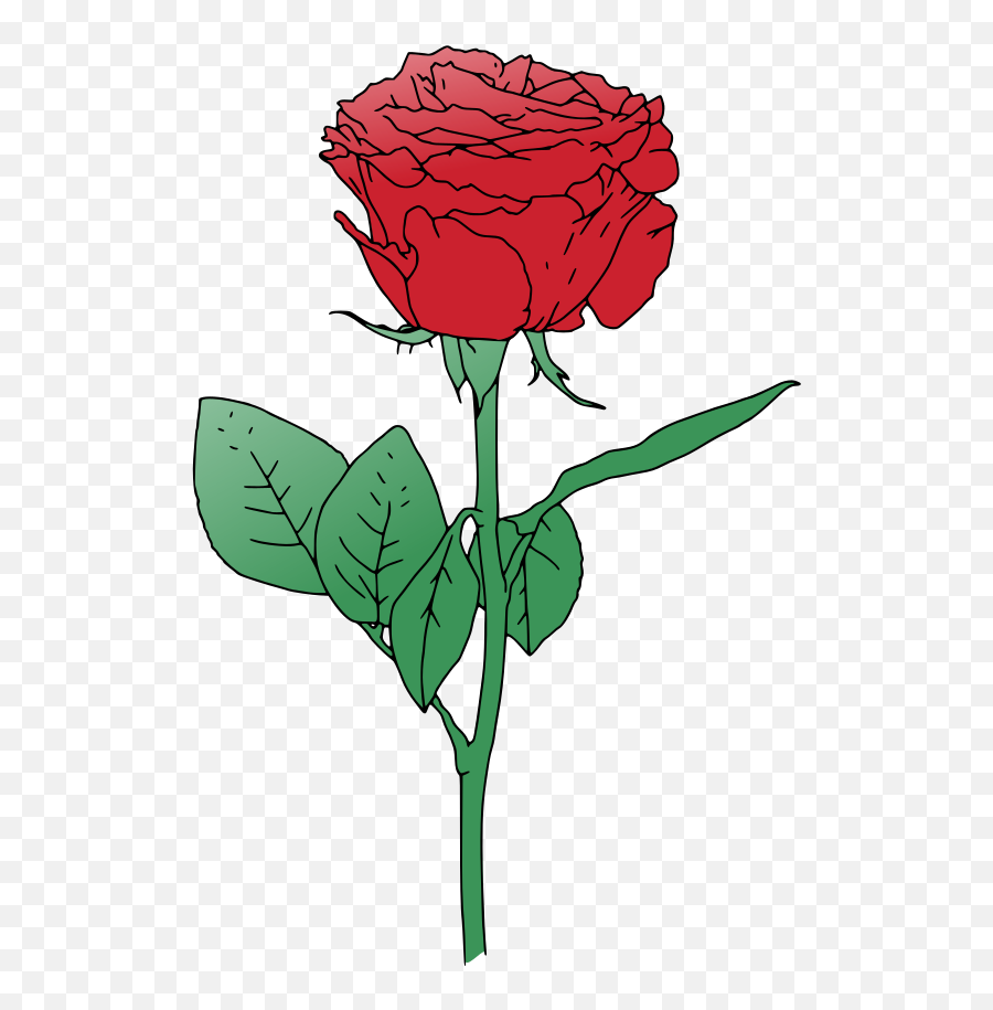 Rose Vector Png Clipart - Full Size Clipart 325564 Transparent Red Rose Vector Png Emoji,Dead Flower Emoji