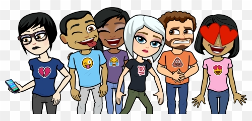 Emoji Tees For Bitmoji - Put Two Bitmoji Together,Family Emoji