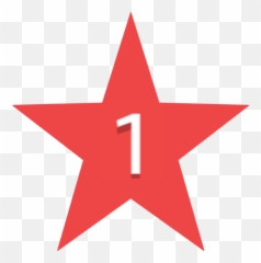 Original Style Emoji - Discord Red 5 Point Star