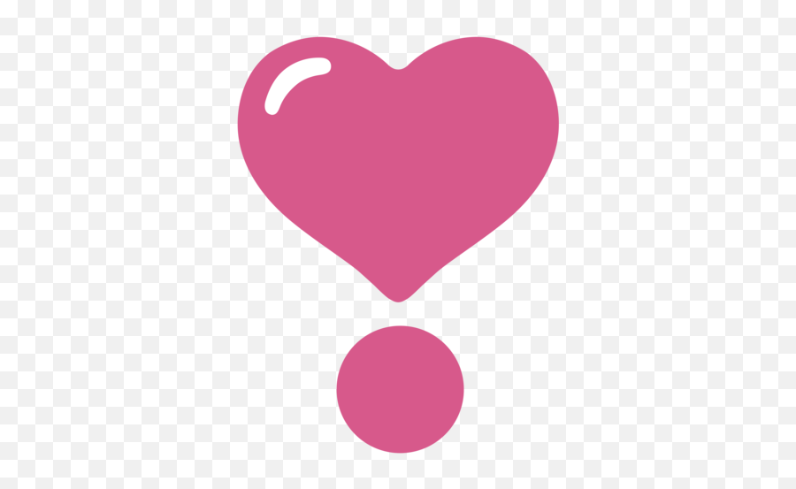 Heart Exclamation Emoji - Coração Ponto De Exclamação,Pink Emojis