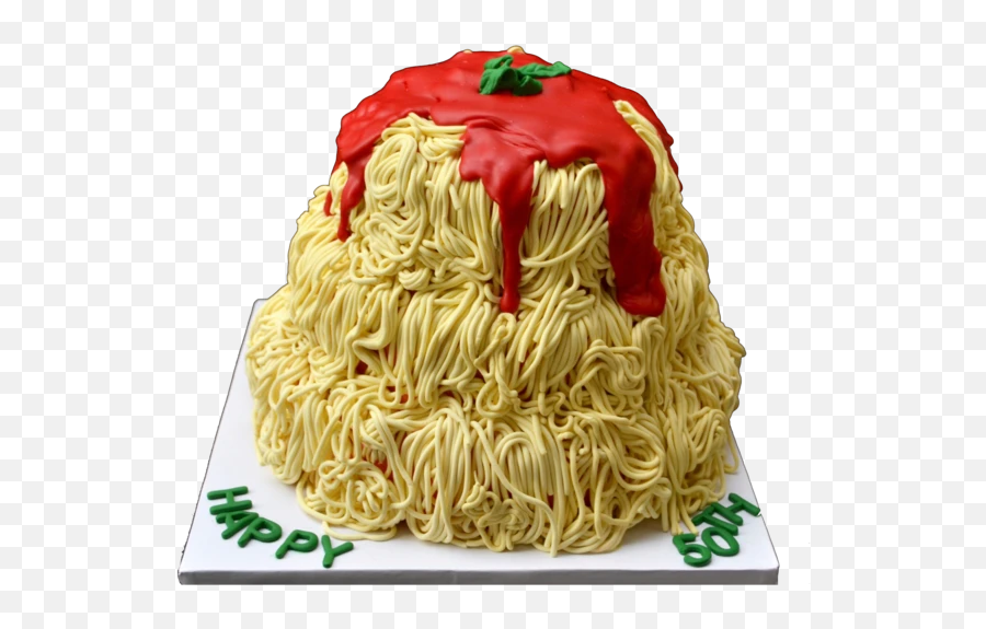 Spaghetti Cake - Spaghetti Birthday Cake Emoji,Spaghetti Emoji