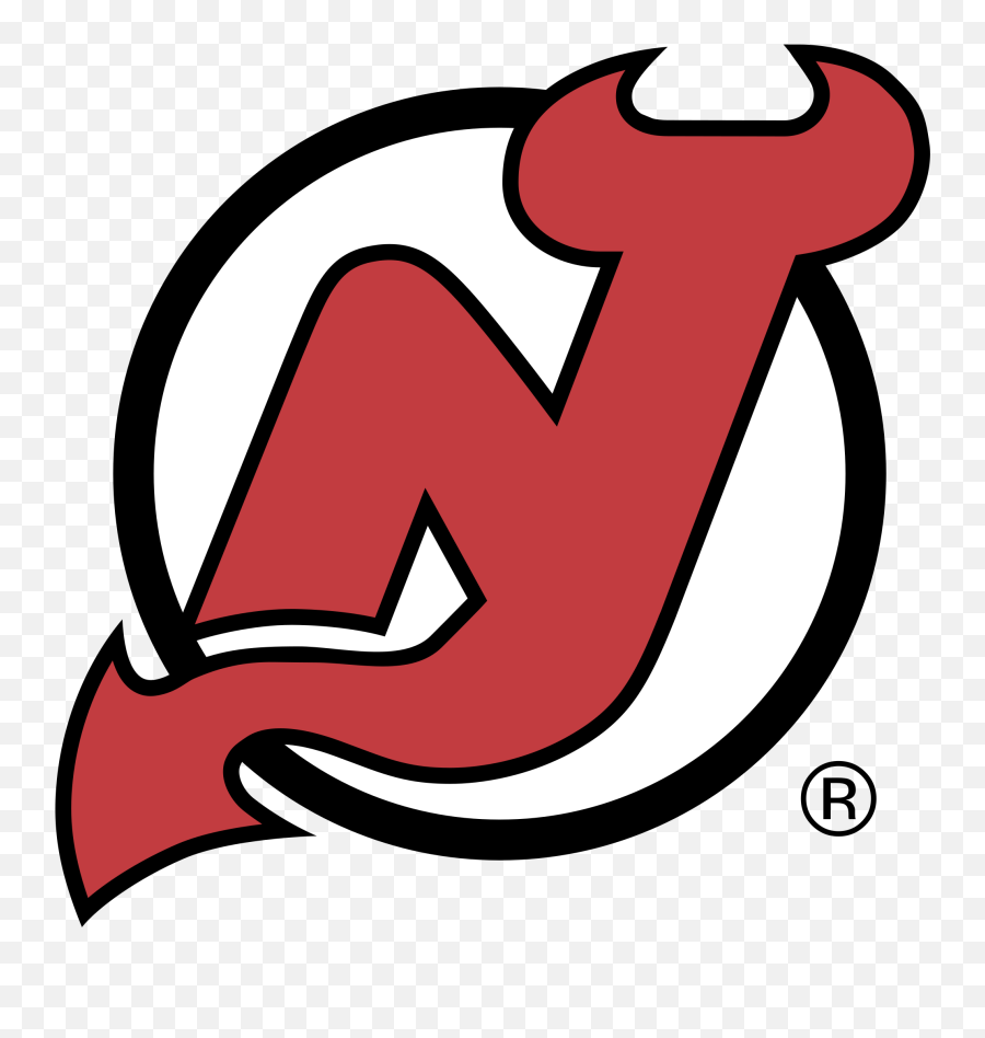 Download Clip Art Black And White Devil - Logo Devils Du New Jersey Emoji,New Jersey Emoji
