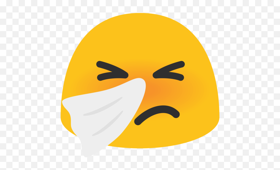 Sneezing Face Emoji - Android Sneezing Face Emoji,Sneeze Emoji