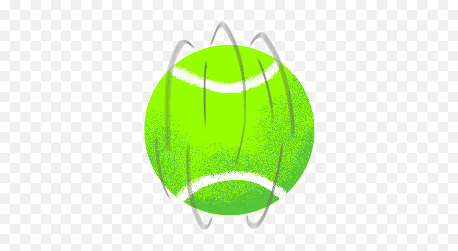 Top Tennis Ball Stickers For Android Ios - Animated Tennis Ball Gif Emoji,Tennis Emoji