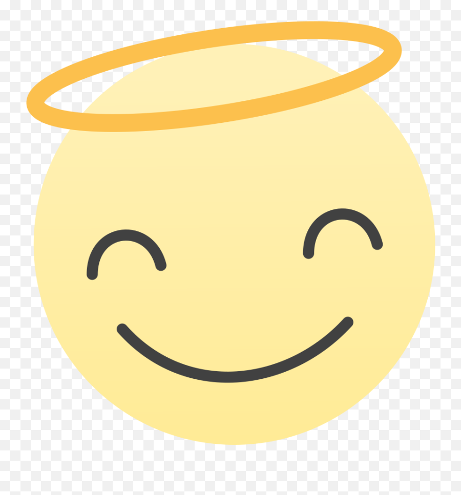 Antu Face - Smiley Emoji,Angel Emoticon Text