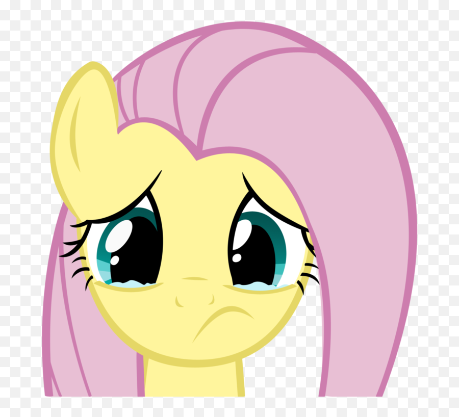 Which Mane 6 Pony Do You Think Has The Best Sad Face - My Little Pony Fluttershy Sad Emoji,Sad Shrug Emoji