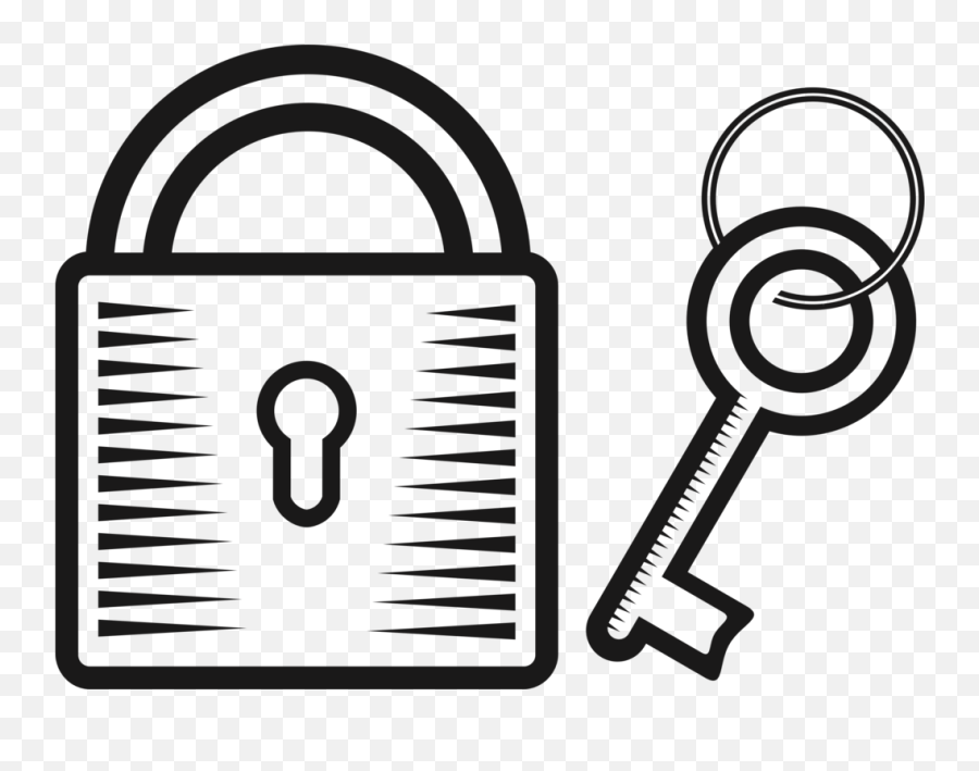 Clipart Key Padlock Key Clipart Key - Lock Clipart Black And White Emoji,Keys Emoji