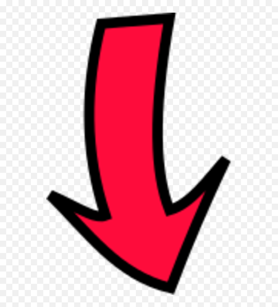 Clip Down Pointing Picture - Arrow Pointing Down Png Emoji,Pointing Down Emoji