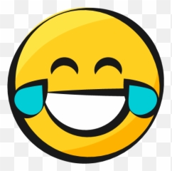 Smiley Jaune Emoji Yellow Rire Pleurer Laughing Crying - Smiley Pleure De Rire Png,Laughing Crying Emoji