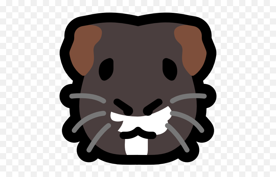 New Guinea Pig Emoji - Clip Art,Guinea Pig Emoji
