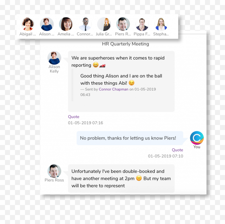 New Version Claromentis Beacon Talk The Talk With Our New - Screenshot Emoji,Hit The Folks Emoji