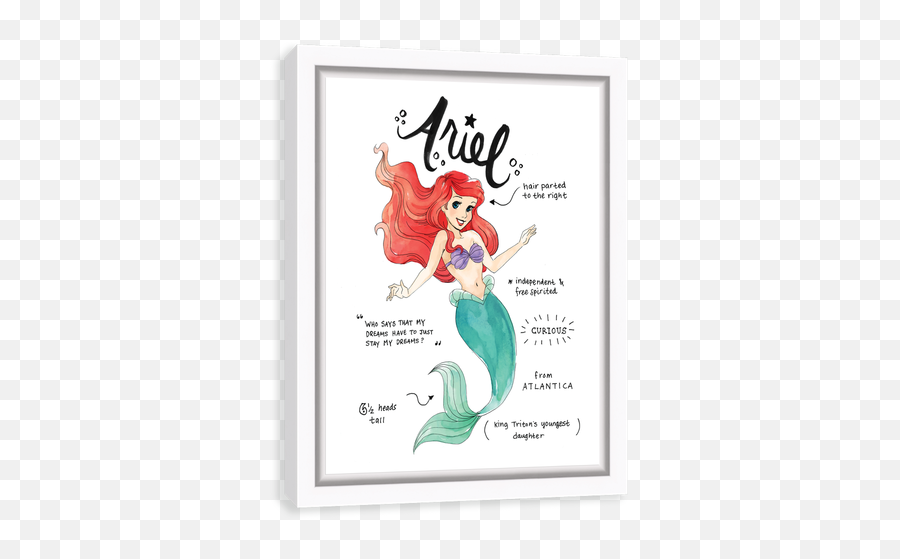 Diary Sketch - Disney Princess Ariel Sketches Emoji,Ariel Emoji