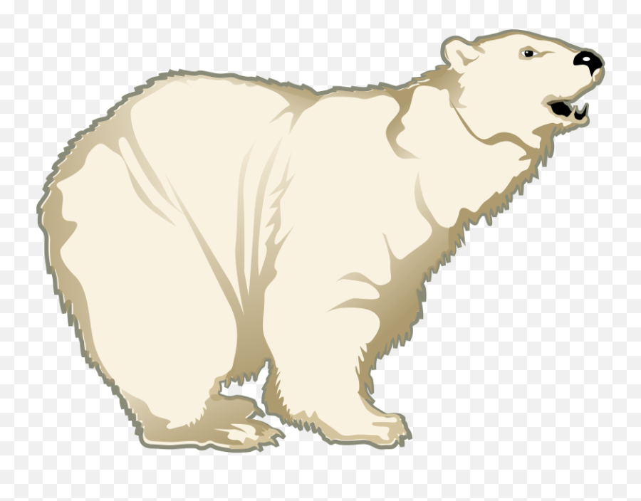 Polar Bear Free To Use Clip Art 2 - Clipartix Polar Bear Emoji,Bear And Hot Emoji