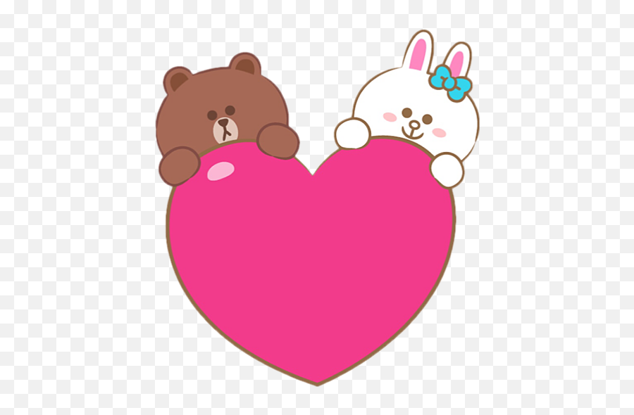 Cony Love Brown Heart - Day Brown Cony Emoji,Brown Heart Emoji
