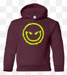 Evil Smiley Face Youth Ls Shirtsweatshirthoodie U2013 Teeever Emoji,Trademark Emoticon