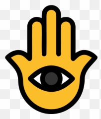 Happy Getaways Hq Png Image - Hamsa Outline Emoji