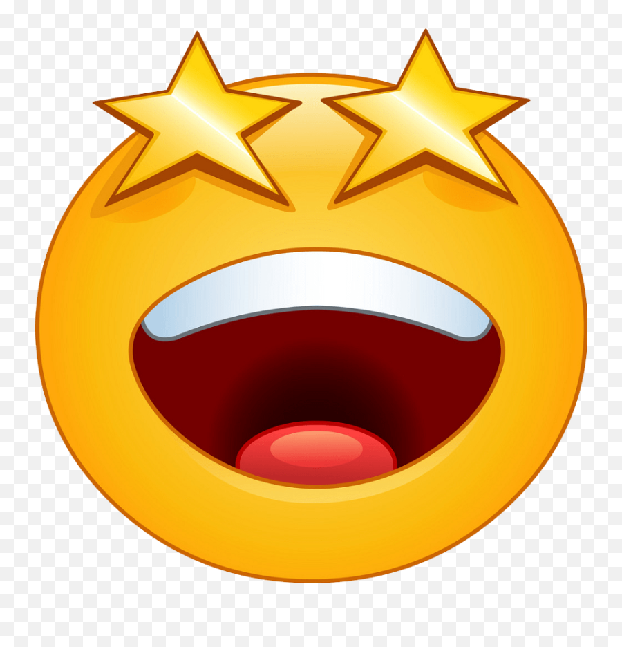 Emoji Clipart - Smiley Eye Star,Star Eyes Emoji