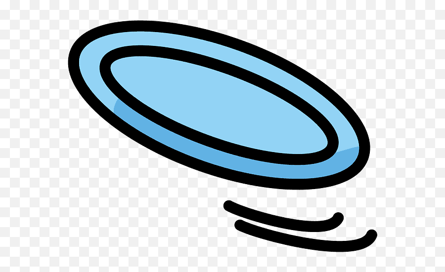 Flying Disc Emoji Clipart - Frisbee Clipart,Disco Ball Emoji