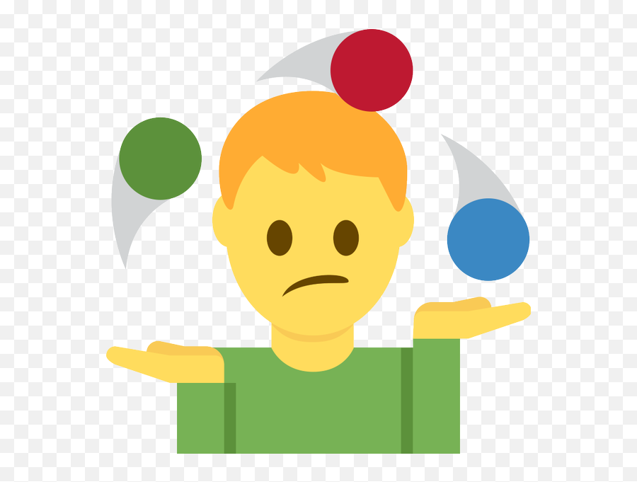 Emoji Face Mashup Bot On Twitter Person Juggling - Jongleur Emoji,Emoji Confused