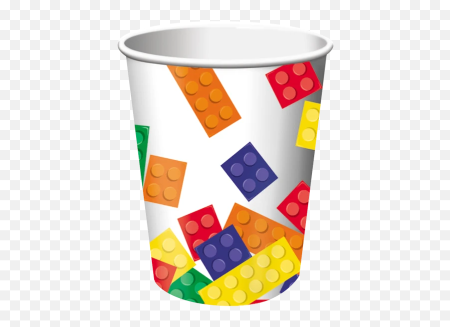 Block Lego Party Cups - Piatti E Bicchieri Lego Emoji,Emoji Cups