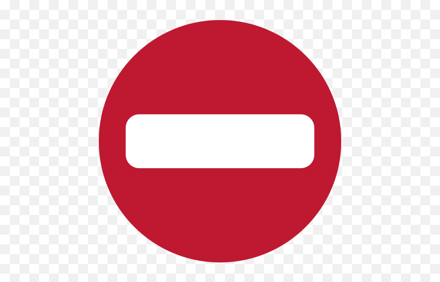 No Entry Emoji Meaning With Pictures - No Entry Sign Png,Warning Emoji