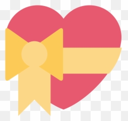 Twemoji 1f49d - Hearts Emoji Png Twitter
