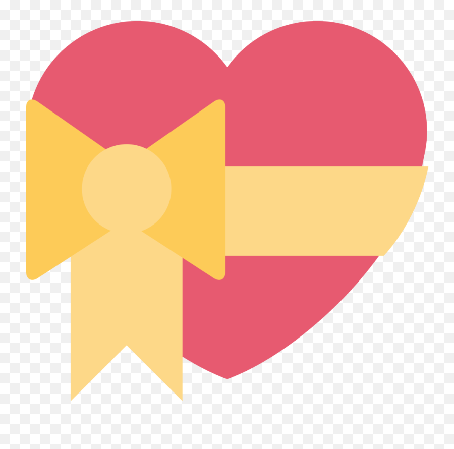 Twemoji 1f49d - Hearts Emoji Png Twitter,Love Emoji