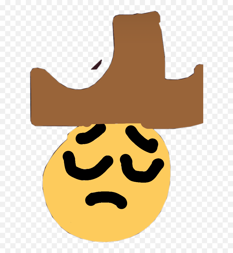 Sad - Clip Art Emoji,Sad Yeehaw Emoji