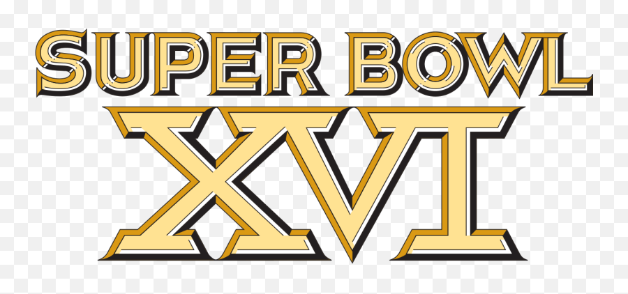 Super Bowl Xvi Logo - Super Bowl Xvi Emoji,Super Bowl Emojis