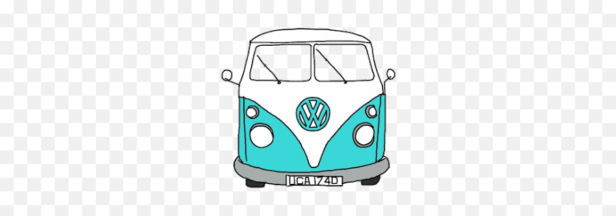 Tumblr Whatsapp Emoji Emoticon Png - Volkswagen Van Drawing,Van Emoji