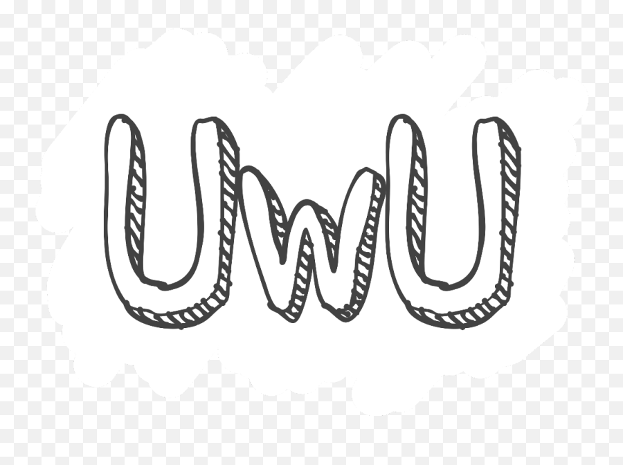 Uwu - Calligraphy Emoji,Uwu Emoji