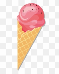 Ice Cream Waffle Dessert Summer - Ice Cream Vector Png Emoji,Emoji Chocolate Ice Cream