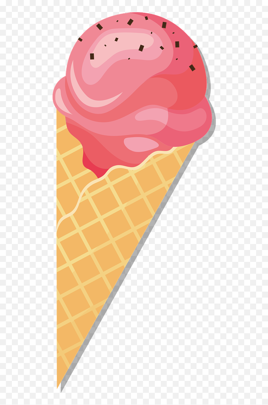 Ice Cream Waffle Dessert Summer - Ice Cream Vector Png Emoji,Emoji Chocolate Ice Cream