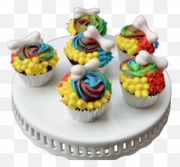 Dog Bone Cupcakes - Cupcake Emoji,Emoji Birthday Cupcakes
